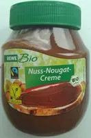 Mängden socker i Nuss-Nougat Creme