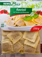 Mängden socker i Ravioli mit Tomate und Mozzarella