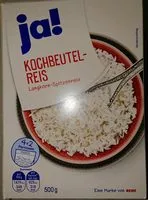 Mängden socker i Reis - Kochbeutel Reis