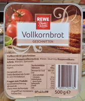 Mängden socker i Vollkornbrot, Roggenvollkornbrot