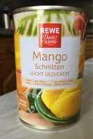 Mängden socker i Mango Schnitten Leicht Gezuckert