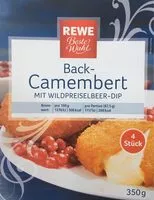 Mängden socker i Back-Camembert mit Wildpreiselbeeren