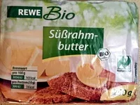 Mängden socker i Süßrahmbutter