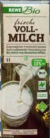 Mängden socker i Frische Vollmilch