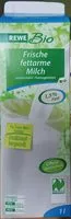 Mängden socker i Rewe Bio Frische Fettarme Milch
