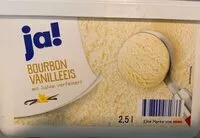 Mängden socker i Bourbon Vanilleeis