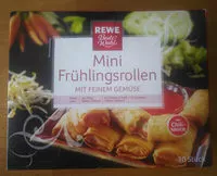 Mängden socker i Mini-Frühlingsrollen mit feinem Gemüse
