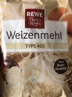 Mängden socker i Weizenmehl 405