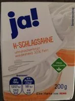 Mängden socker i H-Schlagsahne 30% Fett
