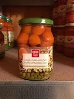 Mängden socker i Erbsen mit Karotten