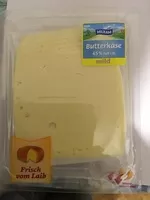 Mängden socker i Butterkäse 45% Fett i. Tr. mild