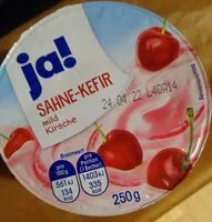 Mängden socker i Sahne-Kefir mild Kirsche