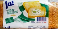Mängden socker i 3 KORN TOASTBROT ( PAIN 3 CEREALES )