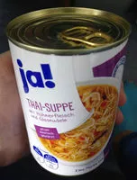 Mängden socker i THAI-SUPPE mit Hühnerfleisch und Glasnudeln