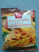 Mängden socker i Getrocknete Mangostreifen