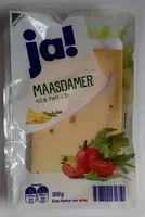 Mängden socker i Maasdamer 45% Fett i. Tr.