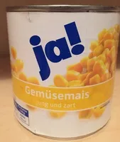 Mängden socker i Gemüsemais