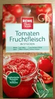 Mängden socker i Tomaten Fruchtfleisch in Stücken