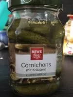 Mängden socker i Cornichons mit Kräutern