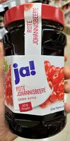 Mängden socker i Ja! Rote Johannisbeere Gelee extra