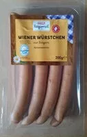 Mängden socker i Wiener Würstchen