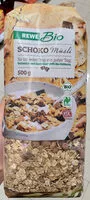 Mängden socker i Rewe Bio Schoko Müsli