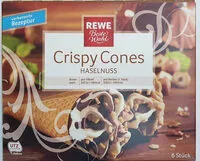 Mängden socker i Crispy Cones Haselnuss