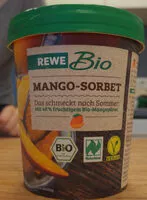 Mängden socker i Mango-Sorbet