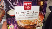 Mängden socker i Rewe Beste Wahl Sauce au poulet au beurre à l'indienne