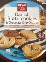 Mängden socker i Danish Buttercookies & Chocolate