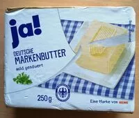 Mängden socker i Deutsche Markenbutter