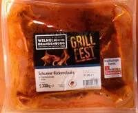 Mängden socker i Grillfest Schweine-Rückensteaks