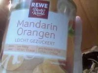 Mängden socker i Mandarin orange Rewe
