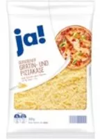 Mängden socker i geriebener gratin- und pizzakässe