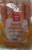 Mängden socker i Snack Möhren