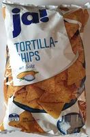 Mängden socker i Tortillachips mit Salz