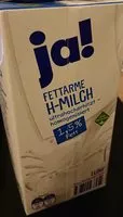 Mängden socker i Ja! Fettarme H milch