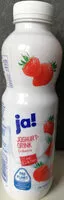Mängden socker i Ja! Joghurt-drink Erdbeere