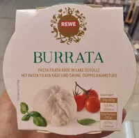 Mängden socker i Burrata