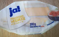 Mängden socker i Französischer Weichkäse 60 % Fett i. Tr.