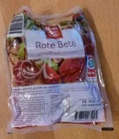 Mängden socker i Rote Beete, gekocht und vakuumiert