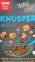 Mängden socker i Knusper Musli Triple Choc