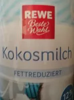 Mängden socker i Kokosmilch fettreduziert