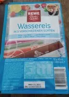 Mängden socker i Wassereis