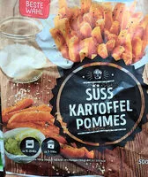Mängden socker i Süsskartoffelpommes