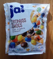 Mängden socker i Ja! Erdnuss Choco