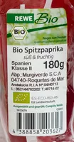 Mängden socker i Bio Spitzpaprika