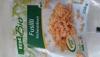 Mängden socker i Fusilli Kichererbsen