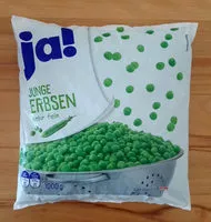 Mängden socker i junge Erbsen