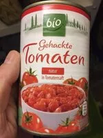 Mängden socker i Tomaten gehackte